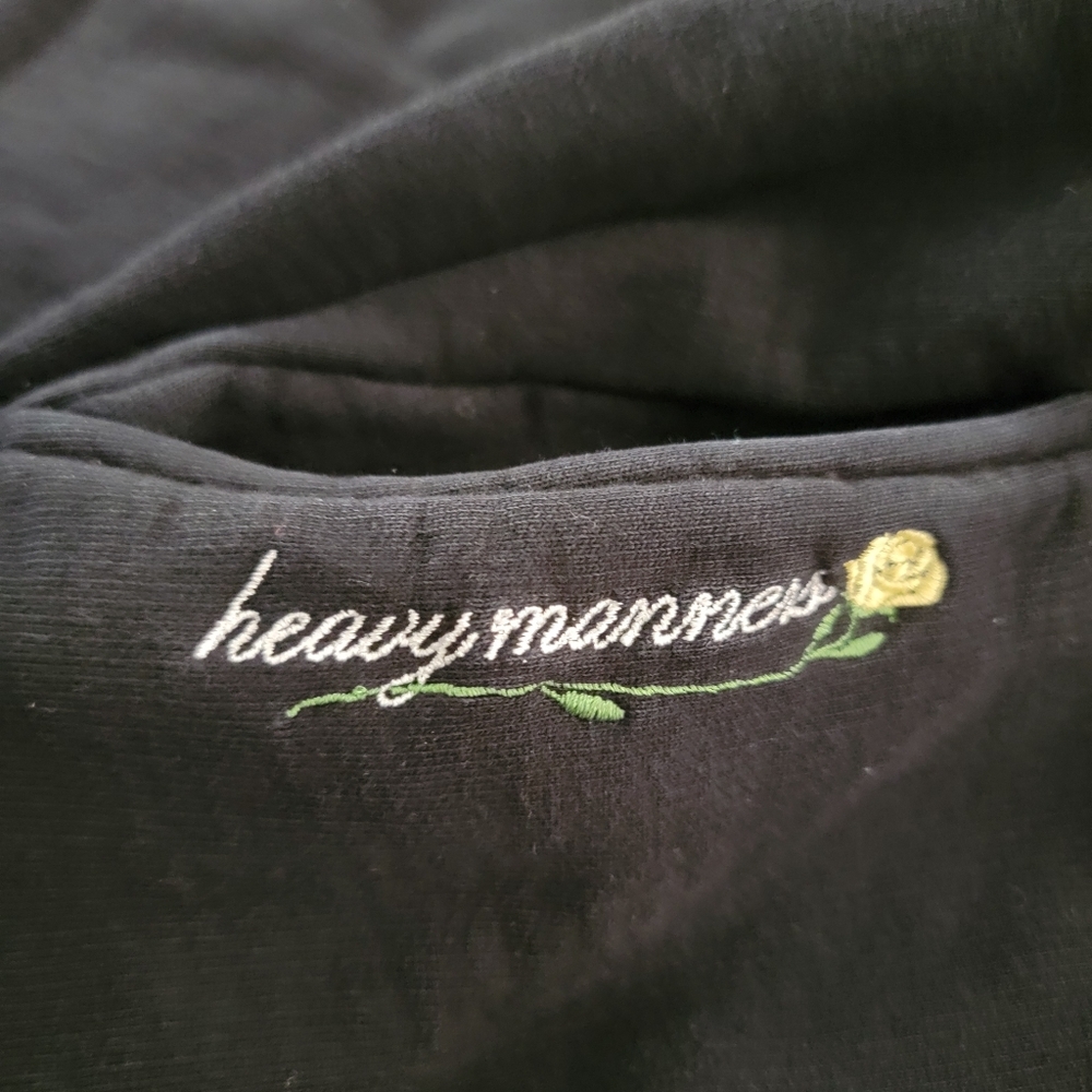 Heavy Manners Airport Sweatpants Sweatshirt Set in Black Medium - Picture 9 of 9
